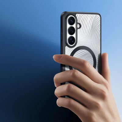 4. Dux Ducis Aimo Mag Case for Samsung S26 Compatible with MagSafe - Black