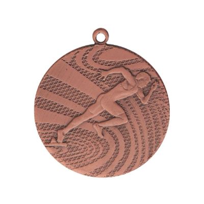3. Bronze medal - running - steel medal