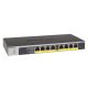 8. Switch Netgear GS108LP-100EUS 8p PoE 60W* (PoE+: 8p) Unmanaged Gigabit