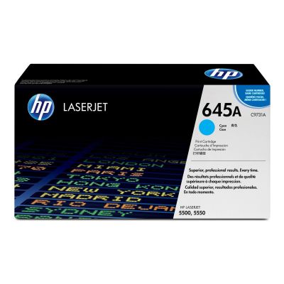 144. HP 645A Cyan Original LaserJet Toner Cartridge
