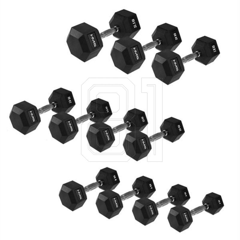 16. HMS HEX PRO 20 kg dumbbell