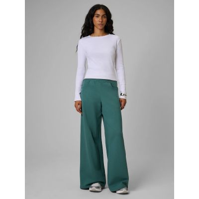 Women's wide-leg sweatpants 4F 4FRSS26TTROF2011-46S