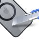 10. 3mk Satin Armor MagCase with MagSafe for iPhone 16 Pro - Clear with Black Frame