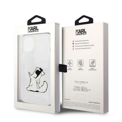 8. Karl Lagerfeld KLHCP14MCFNRC iPhone 14 Plus 6.7 "hardcase clear / transparent Choupette Fun