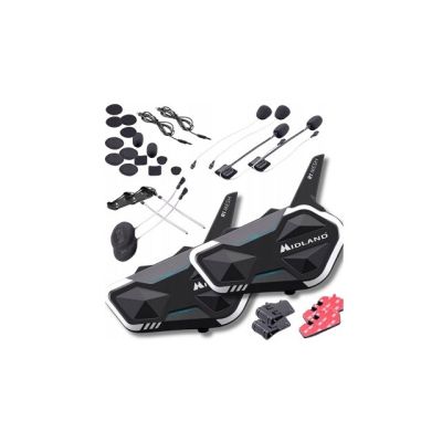 Midland R1 MESH TWIN motorcycle intercom for 2 helmets