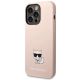 2. Karl Lagerfeld KLHCP14LSLCTPI iPhone 14 Pro 6.1 "hardcase light pink / light pink Silicone Choupette Body