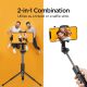 18. Selfie stick Spigen S540W Bluetooth with tripod - black