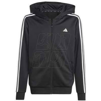 6. Sweatshirt adidas Tr-Es 3 Stripes Full-Zip Hoody Jr HY1102