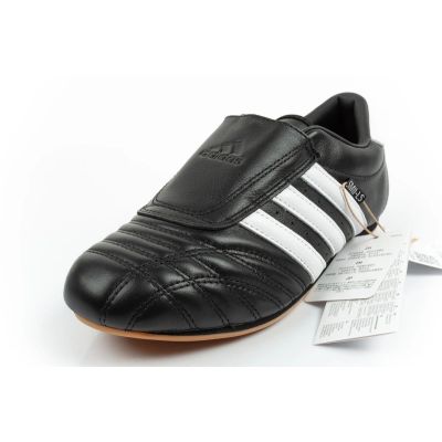 3. Adidas Women's Taekwondo Sports Shoes Black Leather Slip-On