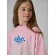 3. Girls' loose T-shirt with print 4F 4FJRSS26TTSHF4186-91A