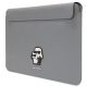 2. Karl Lagerfeld Saffiano Karl&Choupette case for a 16" laptop - silver