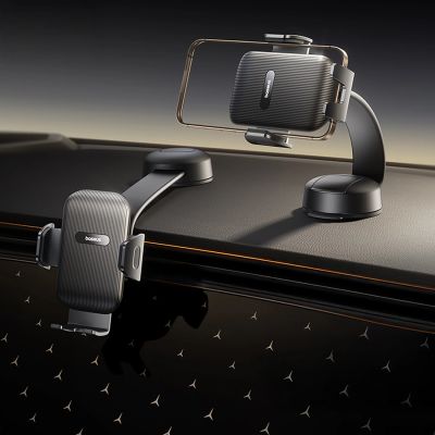 9. Baseus PrimeTrip C03 Car Holder with Suction Cup for Dashboard - Black