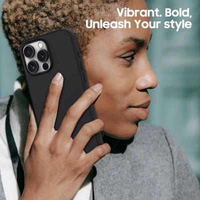 4. Tech-Protect Silicone MagSafe iPhone 16 Pro Case - Black