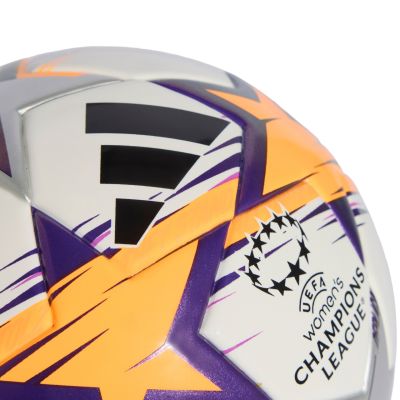 3. adidas UCL Womens Mini 26/27 League Stage Football White/Orange/Purple KE5143
