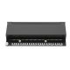 6. Digitus Desktop Patch Panel 12x RJ45, LSA level, cat.6A, shielded, black, cable guide