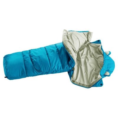 8. Deuter Little Star Children's Sleeping Bag (95 – 130 cm) - Wave/Bone