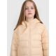 3. Girls' down jacket with synthetic filling 4F 4FJRAW25TDJAF0816-83S