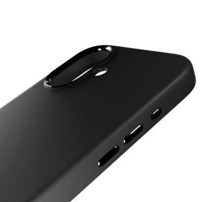 6. Puro Icon Mag Pro MagSafe Silicone Case for iPhone 16 - Black