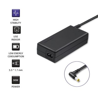3. Qoltec 50087.90W power supply for Acer notebook (19 V; 4.74 A; 90W; 5.5 mm x 1.7 mm)