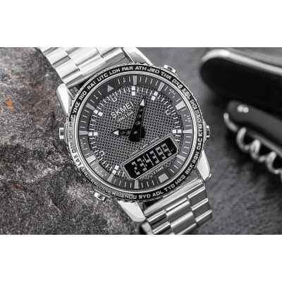 3. Skmei 1898SIBK Men's Watch + BOX