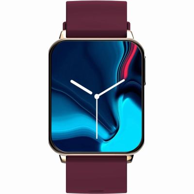 7. Smartwatch Gravity Rose Gold Burgundy 2 Straps GT17-6