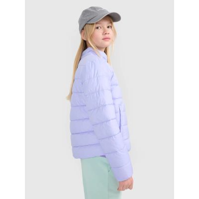 2. Girls' down jacket with synthetic filling 4F 4FJWSS25TDJAF515-52S