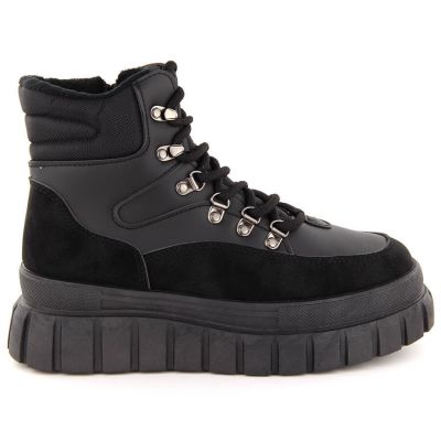 Hiking boots on the News W EVE450A platform