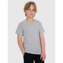 Boys' Plain Regular-Fit T-Shirt 4F 4FJRMM00TTSHM3254-25M