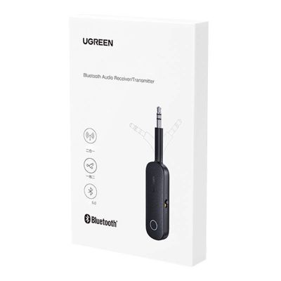 4. Ugreen Bluetooth Receiver Transmitter Mini Jack 3.5mm Black (CM403)