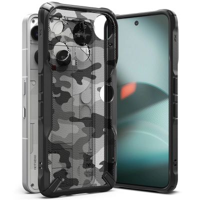 Ringke Fusion X Case for Nothing Phone 3 - Gray and Black