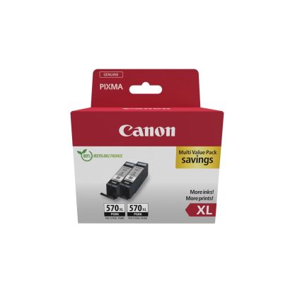2. Canon 0318C010 ink cartridge 2 pcs Original High (XL) yield Black