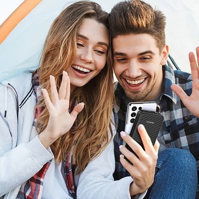 8. Dudao K11 Pro 20000mAh Powerbank with Built-in Cables - Black