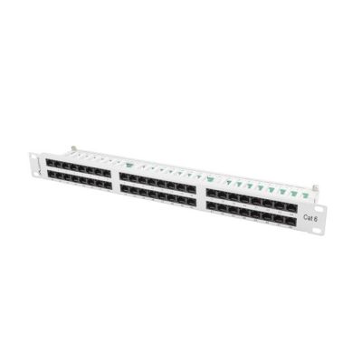 5. Patch panel Lanberg PPU6-1048-S (1U; cat. 6; 48xRJ-45)