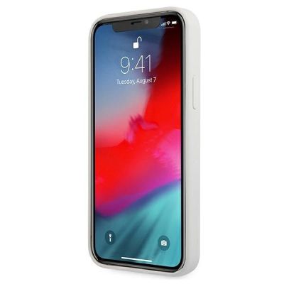 5. Guess GUHCP12LLSVSCR iPhone 12 Pro Max 6.7" cream/cream hardcase Script Vintage