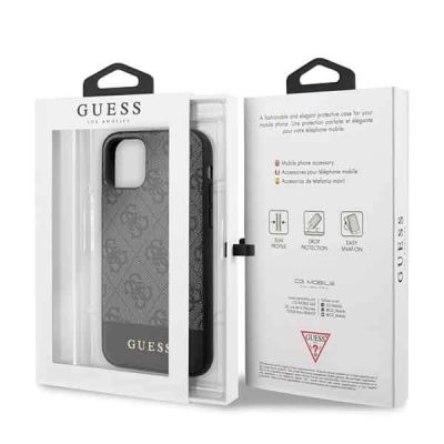 7. Guess 4G Stripe Collection case for iPhone 11 6.1" / Xr - gray