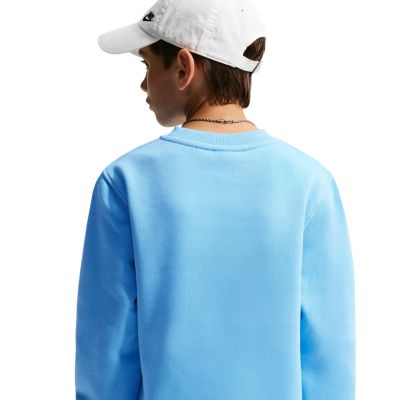 4. Nike Sportswear Club Fleece Kids' Sweatshirt Light Blue FD3006 497