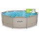 VIRTUFIT ROUND POOL 366 CM WITH FILTER PUMP BEIGE