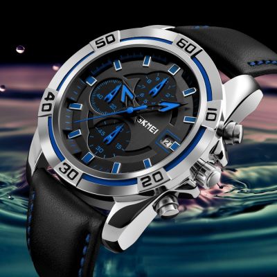 3. Men's Watch Skmei 9156SIBU + BOX