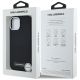 8. Karl Lagerfeld FW Metal Plate MagSafe iPhone 15 Case - Black