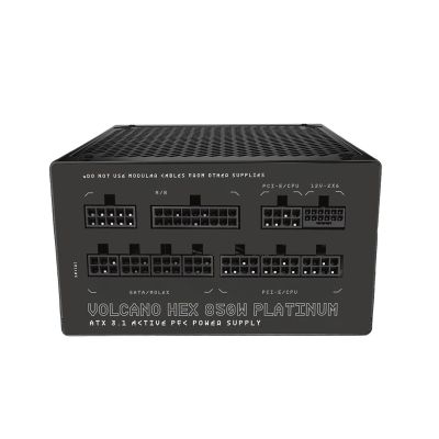 4. MODECOM VOLCANO HEX 850W PLATINUM ATX 3.1 POWER SUPPLY