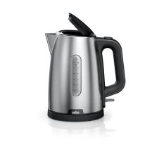 Braun PurShine WK102AI-WK1500BK Electric Kettle 1.7 L 2200 W Black, Stainless Steel