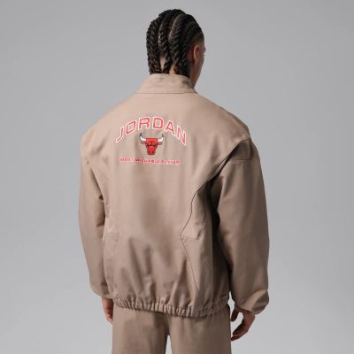 Air Jordan Flight Men's Graphic Workwear Jacket Khaki - IF1822-247