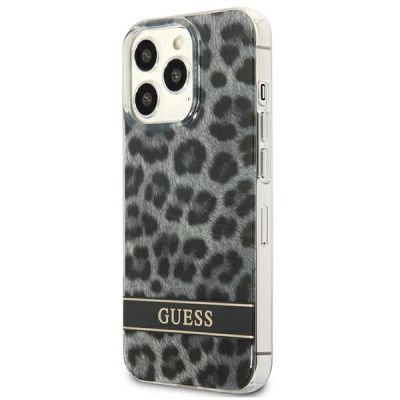 2. Guess GUHCP13LHSLEOK iPhone 13 Pro / 13 6.1" grey/grey hardcase Leopard