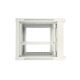 6. Extralink 12U 600x450 ASP Gray wall-mounted rack cabinet, solid sheet metal door