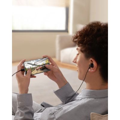 11. Joyroom TYPE-C Series JR-EC07 USB-C in-ear headphones metal - black