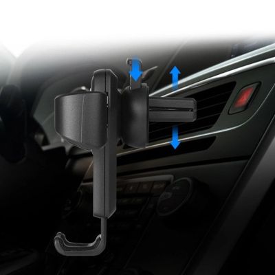 13. Car Holder H01 Black gravity car holder for the ventilation grille