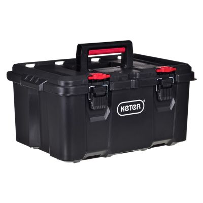 9. Set of 3 Stack"N"Roll KETER boxes