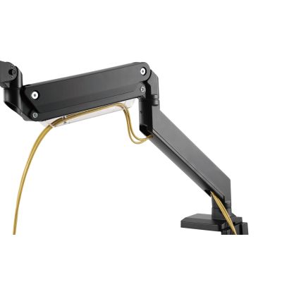 49. Single desk arm with clamp 1xLCD with gas spring max. 35" and 15kg
