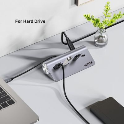 15. UNITEK ALUMINUM HUB USB-A/C 2X USBA 2X USBC 5GBP