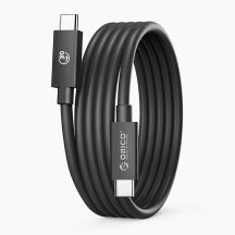 Orico USB4 Thunderbolt5 Cable 80Gbps 240W USB-C to USB-C 1.5m - Black